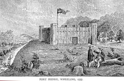 Fort Henry, formerly in Pennsylvania, now West Virginia, in 1777, at the time, Captain Samuel Mason was wounded and survived an ambush by Native Americans. Most of the men in Captain Samuel Mason's Company perished during the attack.