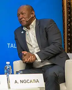 Ngcaba at the Forum Sumit in 2018