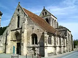 The church of Saint-Étienne, in Fosses