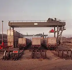 Container-Terminal am Güterbahnhof Dresden-Neustadt (1972)
