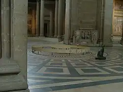 For the first time in history, in 1851, the French physicist Léon Foucault used a pendulum in order to prove the rotation of Earth around its own axis. The pendulum is exhibited at the Museum of Cnam on the Parisian campus and at the Panthéon.