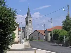 The church in Fouchères-aux-Bois