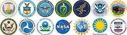 symbols of the 13 federal agencies