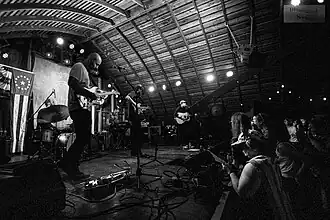 Foxwarren performing at Codfish Hollow in Maquoketa, Iowa, July 2019