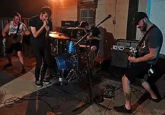Frameworks performing live in 2014 in Charlotte, North Carolina