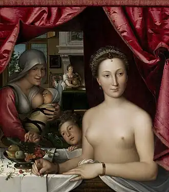 Lady in her Bath by François Clouet (c. 1570) (National Gallery, Washington).