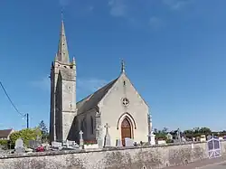 The church in Louvières-en-Auge