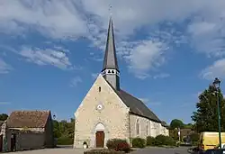The church in Vieux-Pont