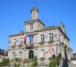 The town hall in Villedieu-les-Poêles