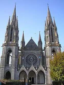 The basilica of Our Lady of Pontmain
