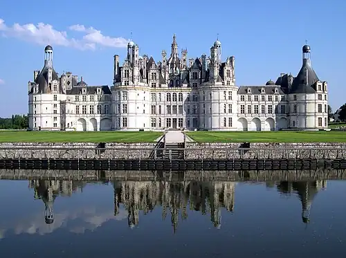 Northern Renaissance - Château de Chambord, Loire, France, by Domenico da Cortona, 1519-1547[179]