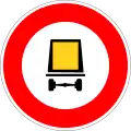 314.2 No vehicles carrying dangerous goods