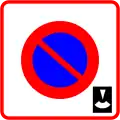 Disc parking zone