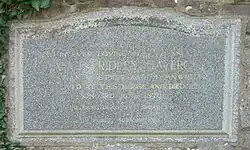 Memorial plaque