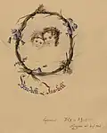 Frances Christina Leighton & Isabella Leighton, children of Sir Baldwyn Leighton. 1835