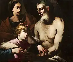 Isaac Blessing Jacob, 1704, Blackburn Museum and Art Gallery