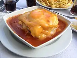 Portuguese version from Porto, called "Francesinha"