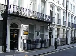 Francis Chichester Map and Guide publishing house at 9 St James's Place
