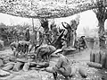 Firing near Voormezeele, Third Battle of Ypres, 13 September 1917