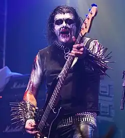 Watkins performing with Gorgoroth as "Bøddel". Photo by Alexandre Cardoso.