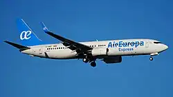Frankfurt Airport Aeronova Air Europa Express Boeing 737-8GP(WL) EC-NUZ (DSC00634)