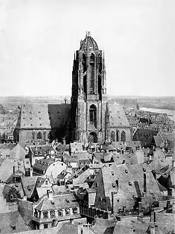 The Cathedral as seen from St. Paul's Church, 1866