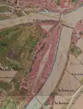 Steyr. Upper Austria. Franziszeische Landesaufnahme 2nd Military Survey c. 1835