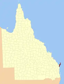 Location within Queensland