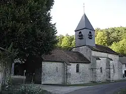 The church in Fravaux