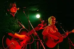 Catherine Irwin and Janet Bean in 2006
