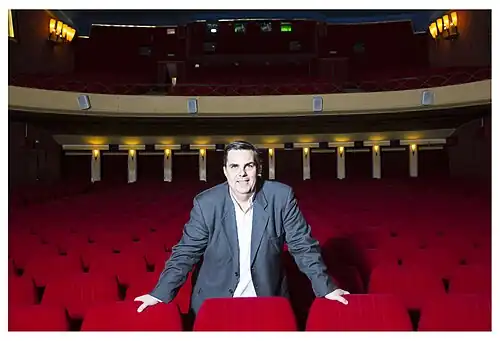 Frédéric Maire, director since 2009, in the Cinéma Capitole