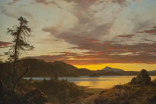 Sunset (1856) by Frederic Edwin Church