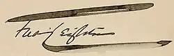 Sir Frederic's signature