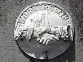 Close up – Embellishment, Grave of Fred Evans