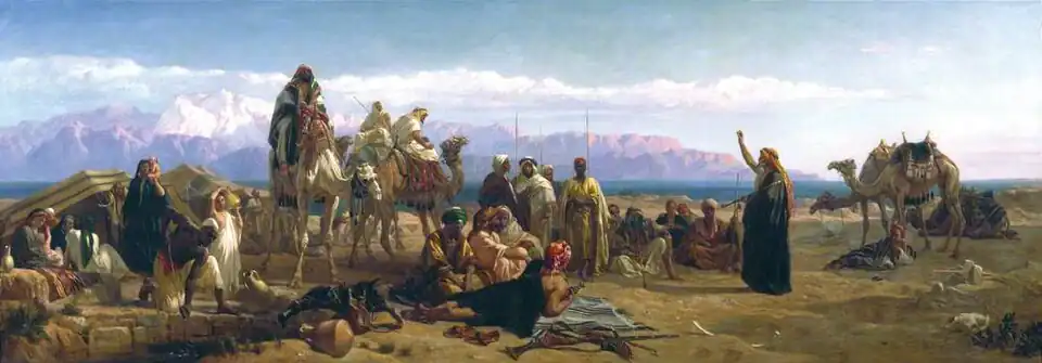 Early Morning in the Wilderness of Shur by Frederick Goodall