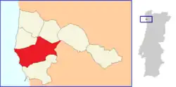 Location of Aver-o-Mar, Amorim e Terroso