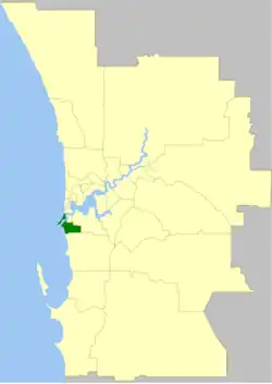 The City of Fremantle within the Perth Metropolitan Area