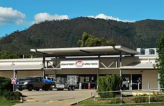 Frenchville IGA with the Mount Archer in the background, 2020