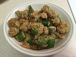 Fried okra