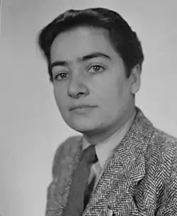 A 1943 photo of Belinfante from the Nazi SD files on suspected resistance members