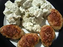 Frikadeller and potato salad