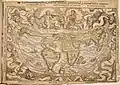 Carta Cosmographica, 1544