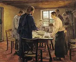 Christ with a Farm Family (c. 1887–88)