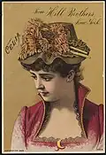 Trade card for Hill Brothers New York