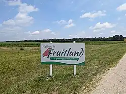 Welcome Sign in Fruitland