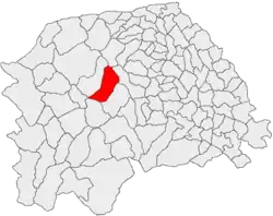 Location in Suceava County