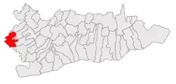 Location in Călărași County