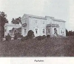 Historical photo of the palace