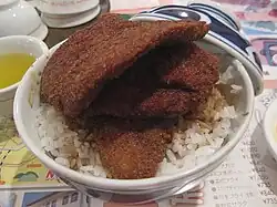 Marinated in Worcestershire sauce