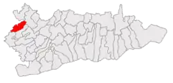 Location in Călărași County